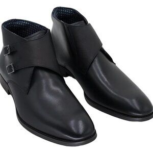 Stacy Adams Kaius Double Monk Strap Boot Black US 11.5 M EU 44.5